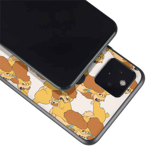 Disney Lady & The Tramp Lady Pattern Google Pixel 5a Skin